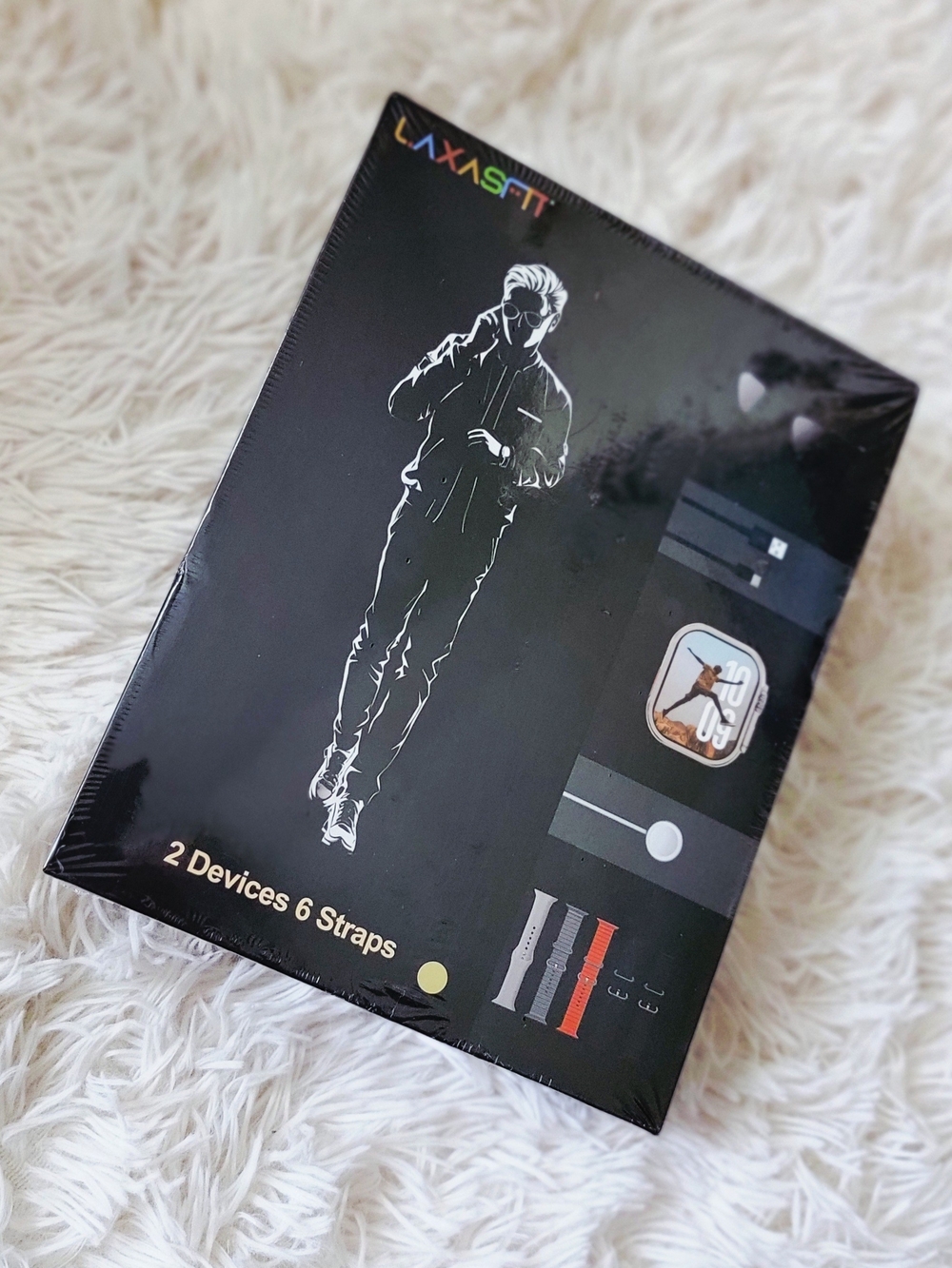 NEW Laxasfit Premium Combo Tech Bundle - Smart Watch + Bluetooth Audio Glasses